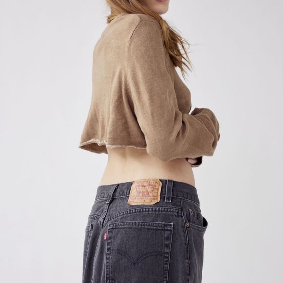 Urban Renewal Remade Levi's Low-Rise Denim Micro Mini Skirt - Picture 6 of 10